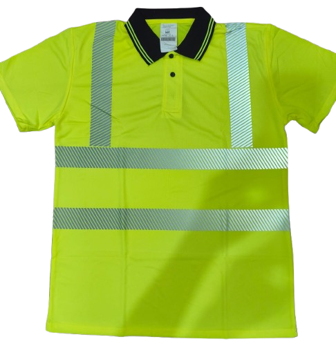 Polo Alta Visibilidad — color Amarillo Neón