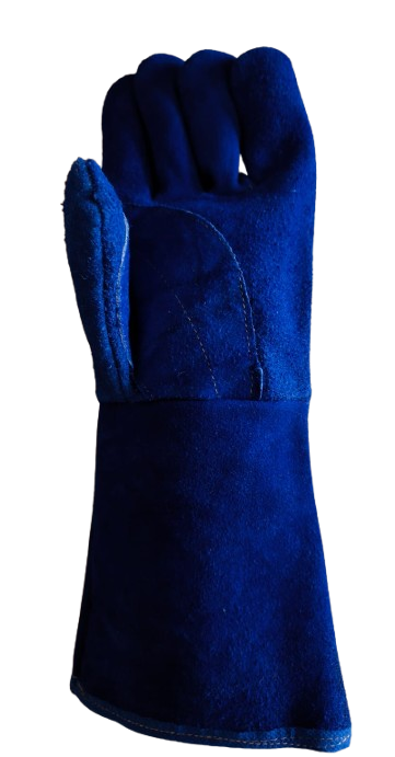 Vikingo Soldador Azul con Refuerzo