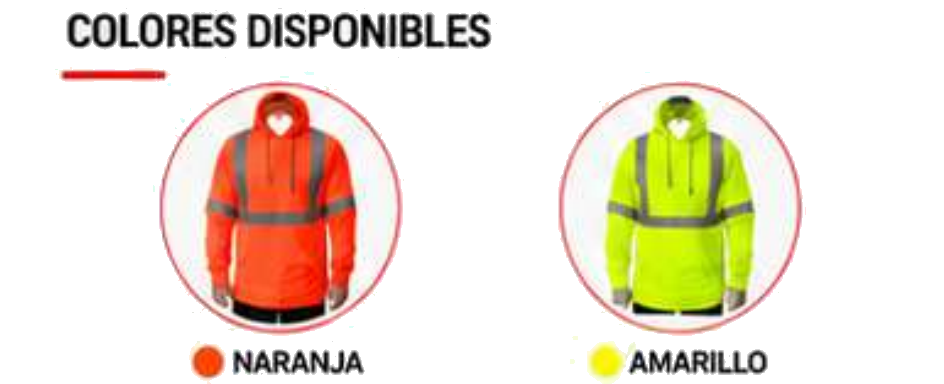 Sudadera de Alta Visibilidad — colores disponibles