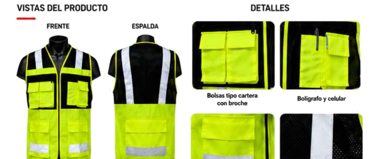 Chaleco Cazador — Detalles
