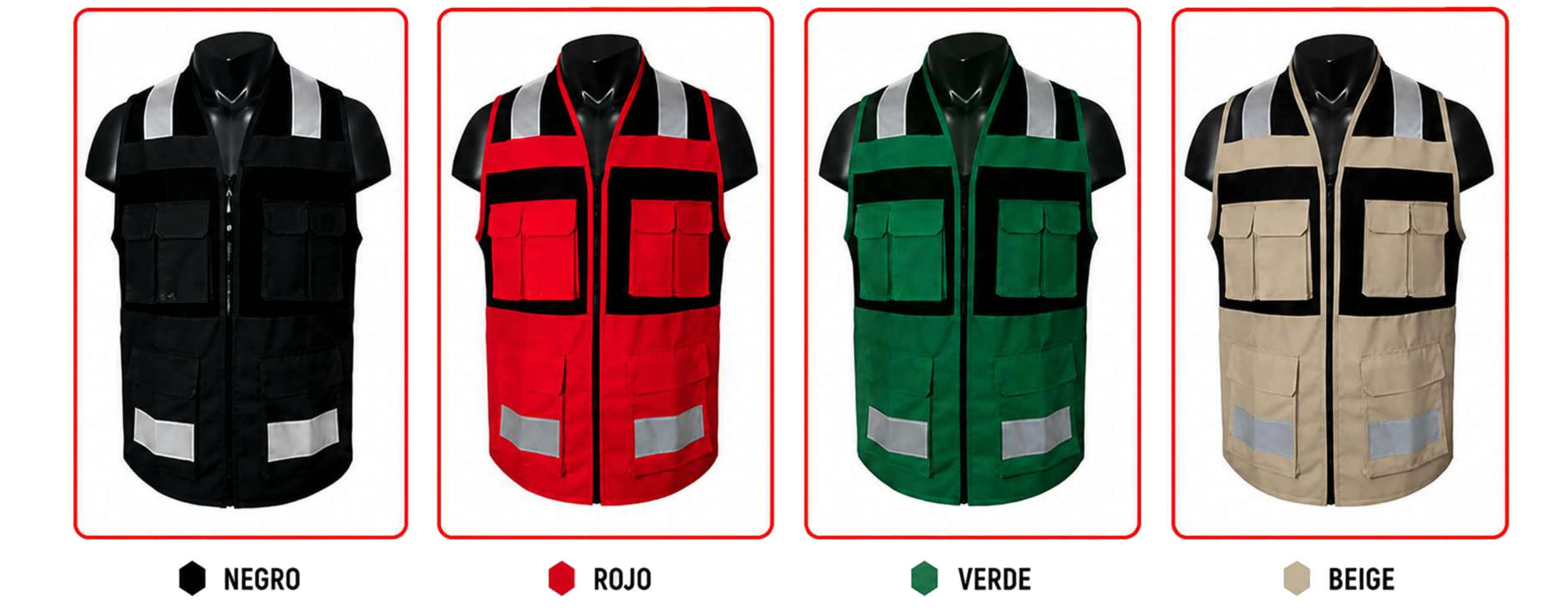 Chaleco Cazador — colores disponibles