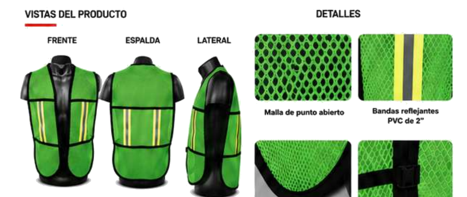 Chaleco de Malla — Detalles