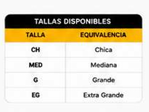 Chamarra Polar de Alta Visibilidad — Medidas