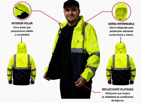 Chamarra Polar de Alta Visibilidad