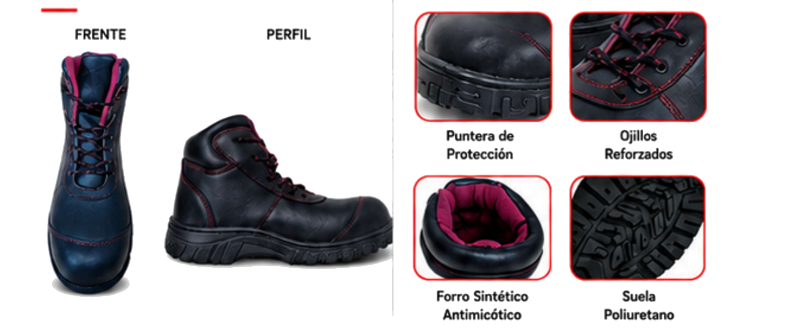 Botas Gladiador — Detalles